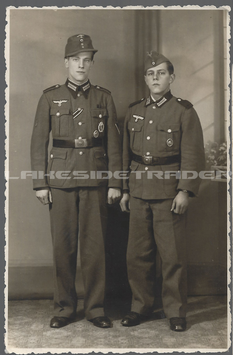 Studio Portrait of 2 Army brothers
