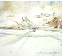 10 Lithograph Set Commemorating the Battle of Britain