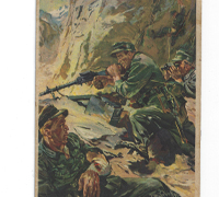 4 Army Theme Postcards
