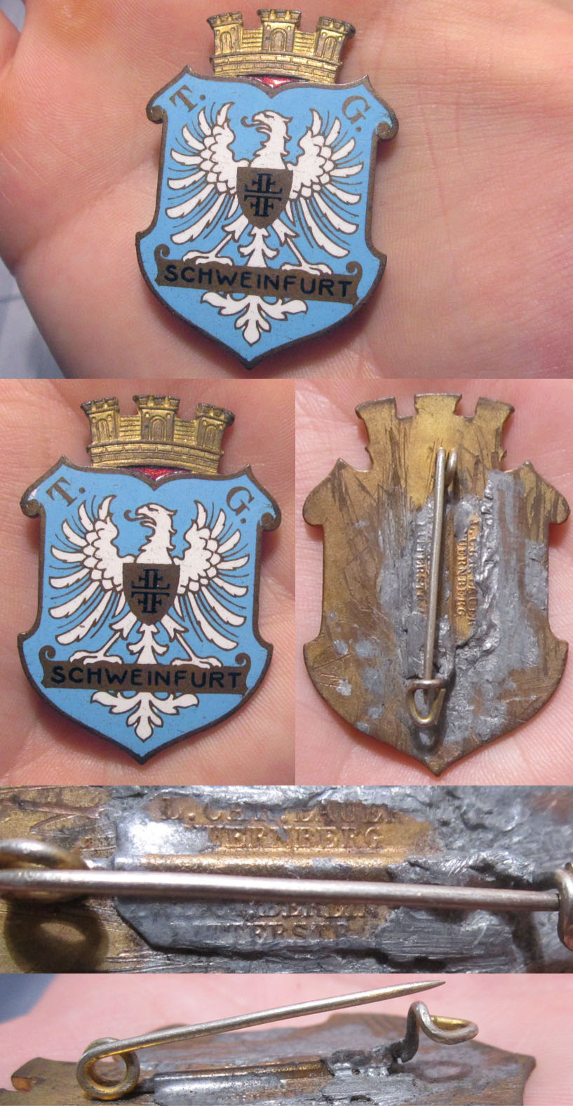 Schweinfurt Coat of Arms Pin