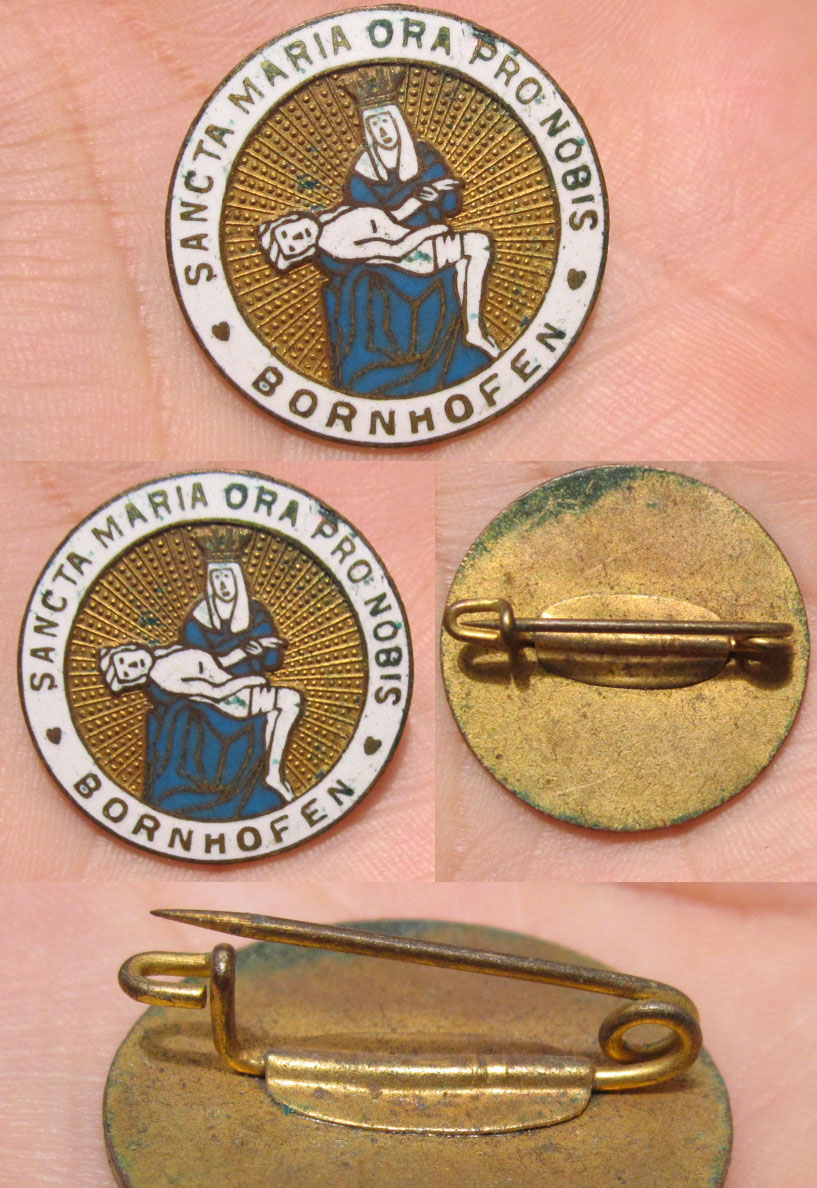 Catholic 'Sancta Maria Ora Pro Nobis' Pin