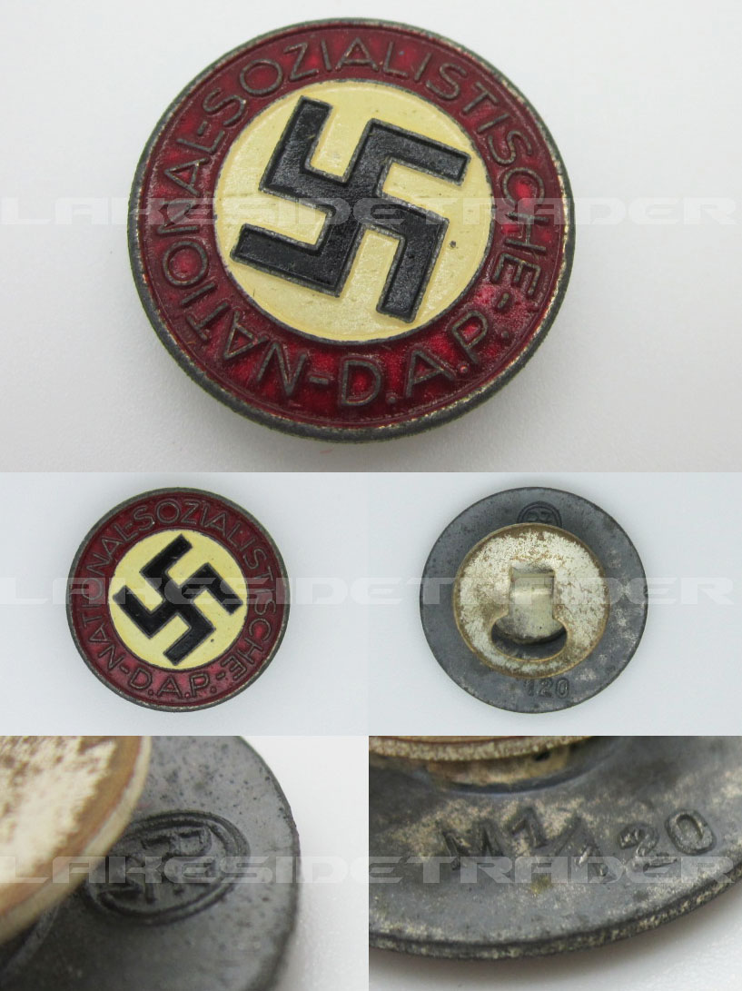 Buttonhole RZM NSDAP Membership Pin