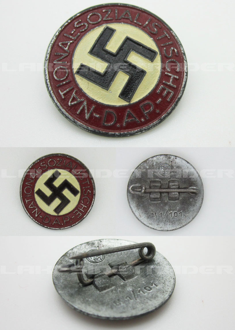 RZM NSDAP Membership Pin