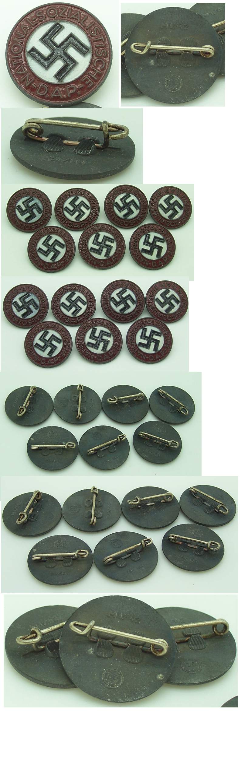 NSDAP Membership Pin by RZM M1/42