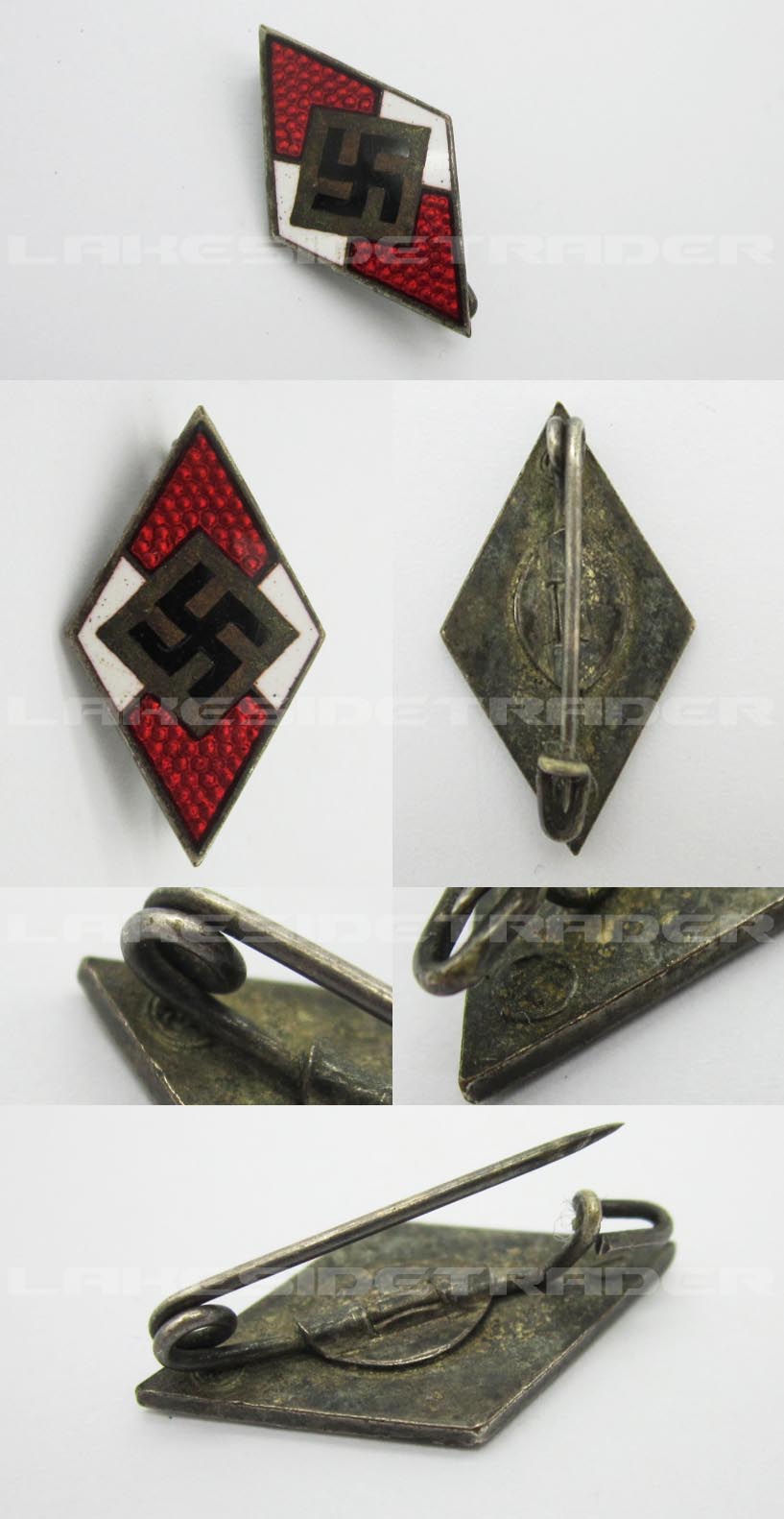 Hitler Youth Membership Pin by RZM 15