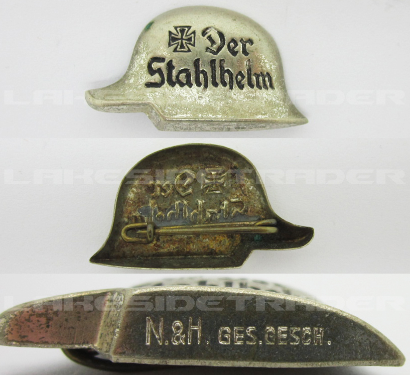 Der Stahlhelm Membership Pin by N&H
