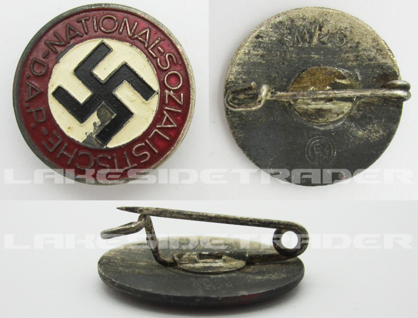 NSDAP Membership Pin by RZM M1/25