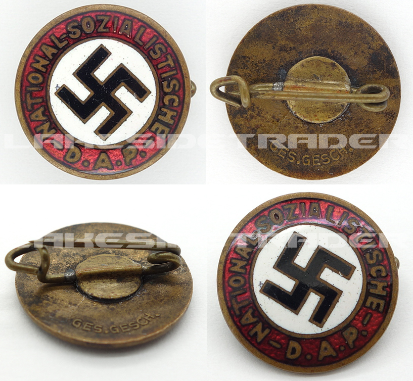 18mm NSDAP Membership Pin