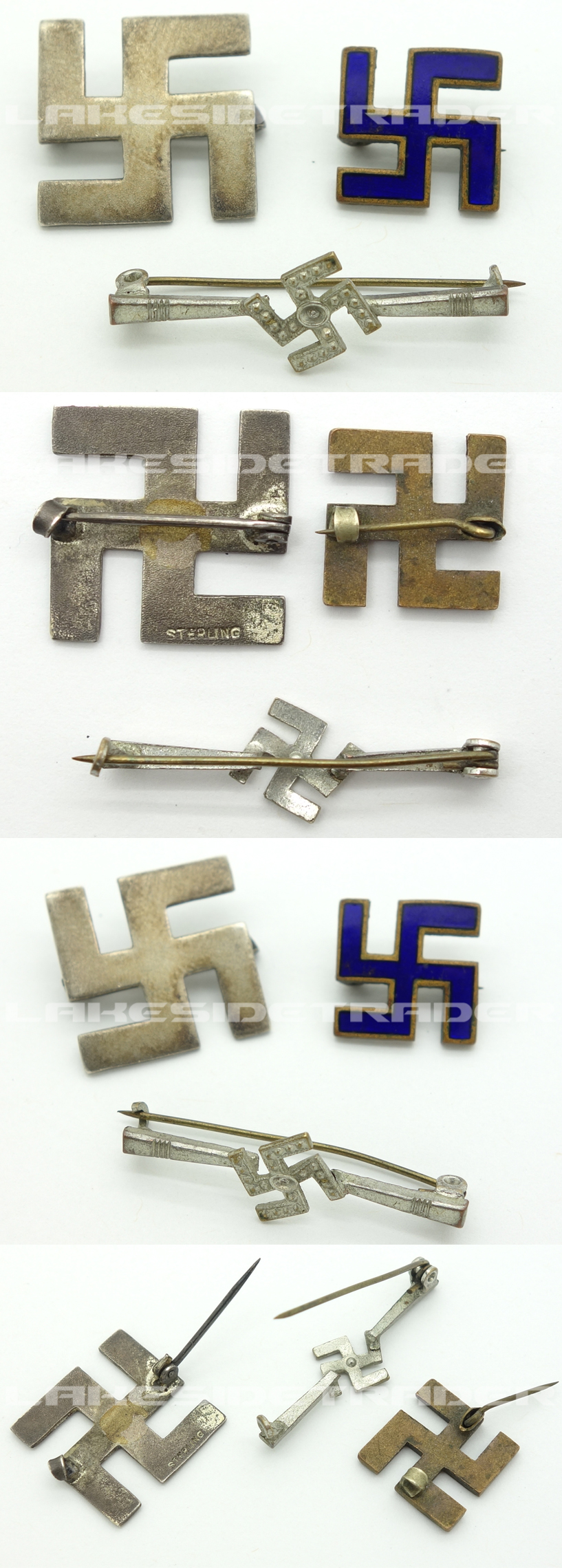 Swastika Pins