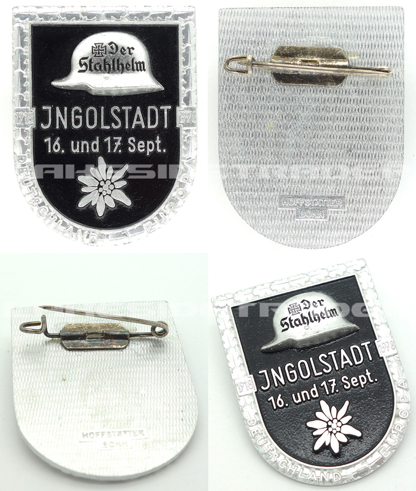 “Der Stahlhelm” Meeting in Ingolstadt Badge 1978