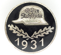Stahlhelmbund Membership Badge 1931