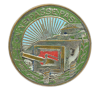 French Maginot Line Troop Pin