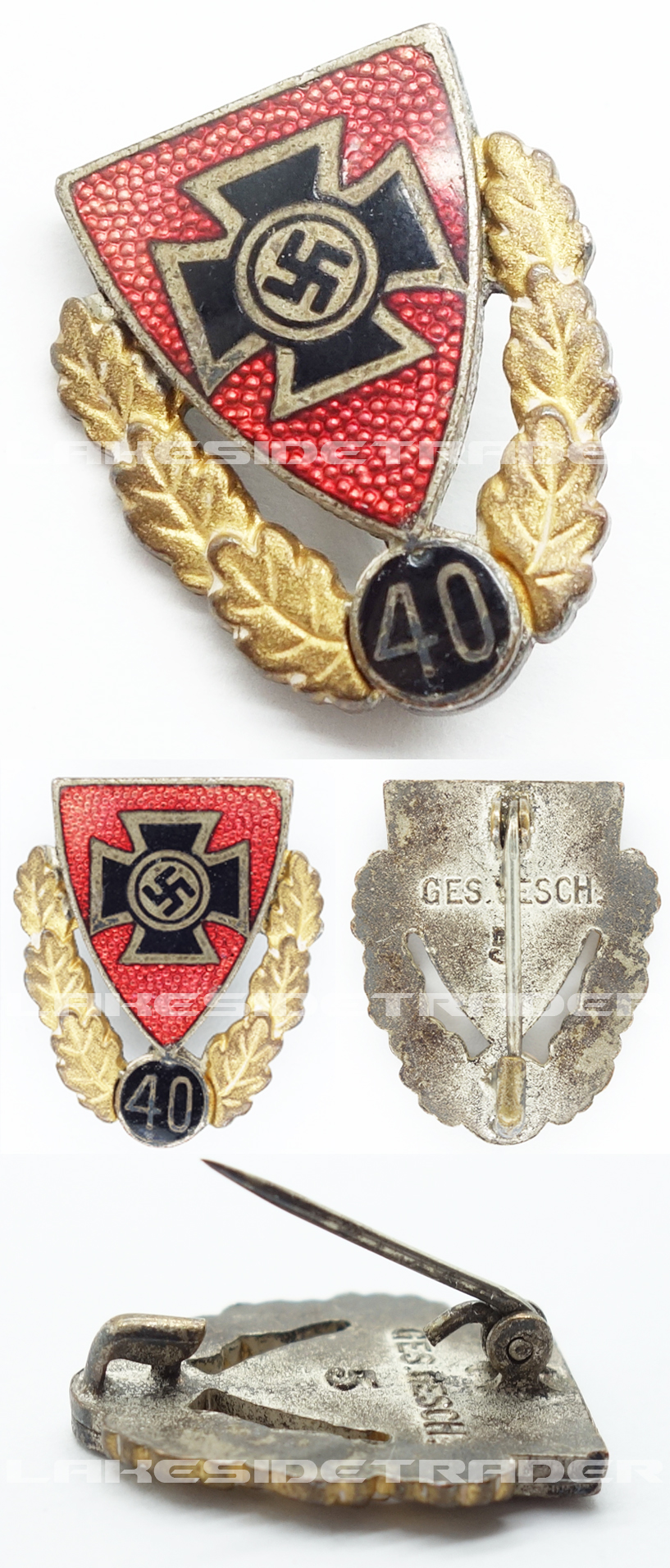 NS-RKB Veterans 40 Year Membership Pin