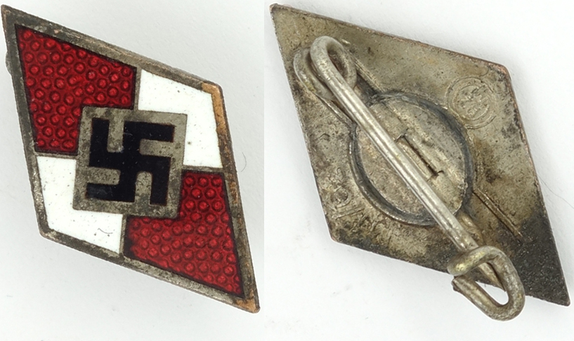 Hitler Youth Membership Pin by RZM M1/62