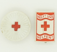 2 Red Cross pins