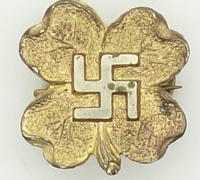 American "Good Luck" Pin