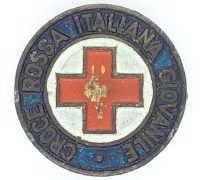 Italy, WWII - Red Cross Youth Pin