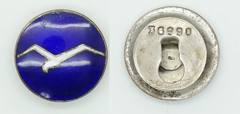Buttonhole Civil Glider Proficiency Pin