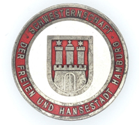 Free and Hanseatic City of Hamburg Sisterhood Broach