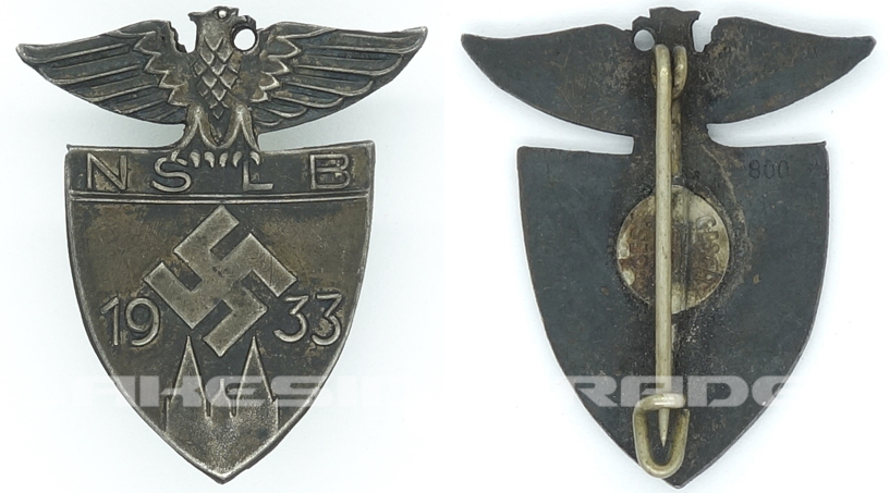 NSLB Teacher’s Honor Badge 1933