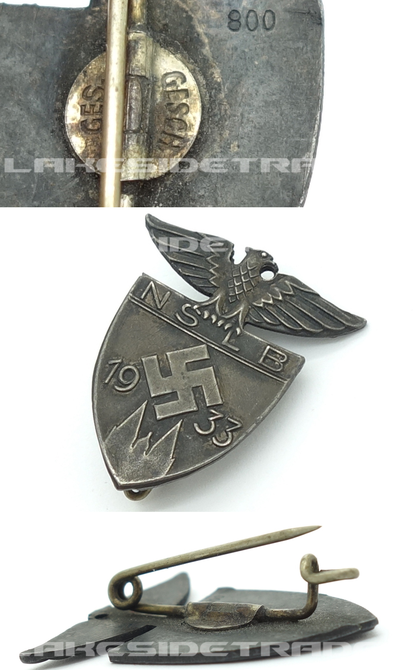 NSLB Teacher’s Honor Badge 1933