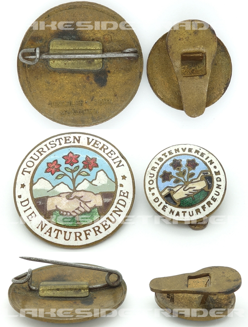 Touristenverein “Die Naturfreunde” Membership Pins