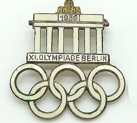 1936 Olympics Enameled Pin