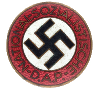 Buttonhole - NSDAP Membership Pin by RZM M1/72