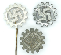 Three DAF Membership Pins