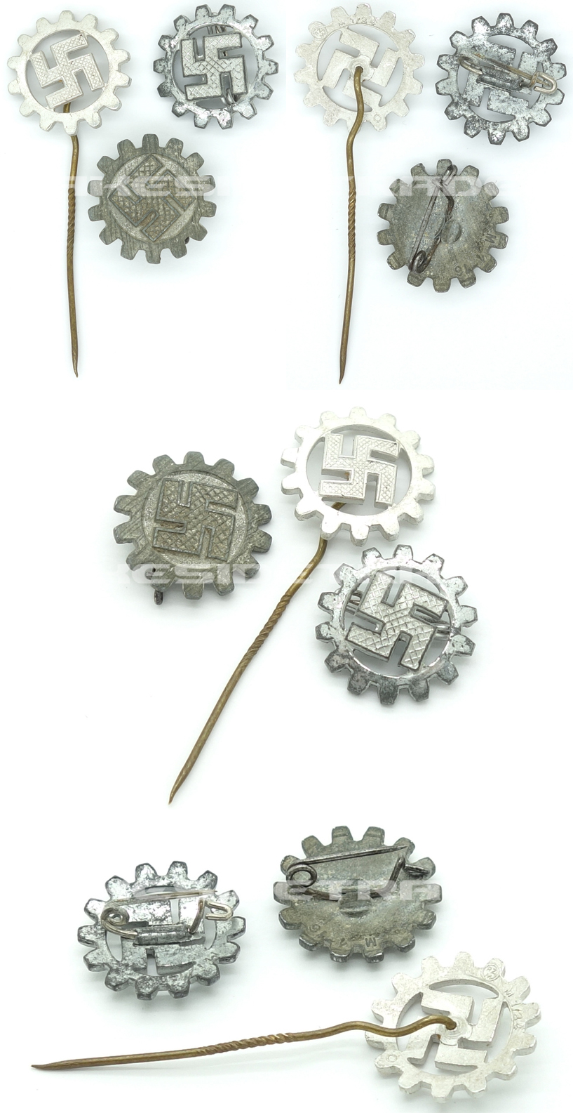 Three DAF Membership Pins
