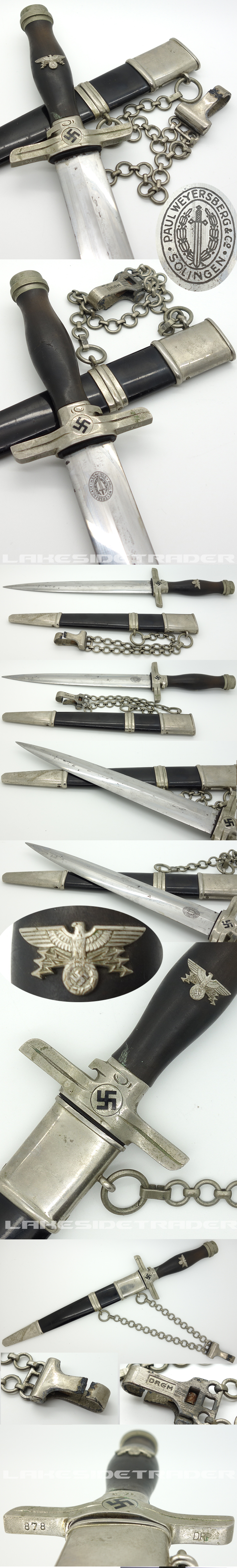 Paul Weyersberg Postal Protection Dagger