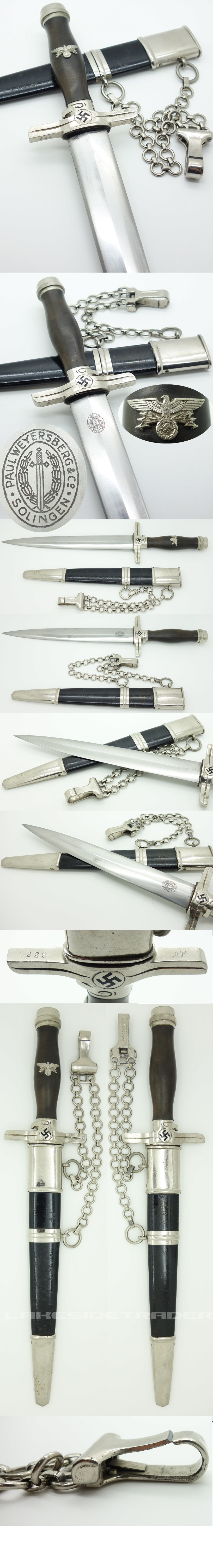 Postal Protection Dagger by P. Weyersberg