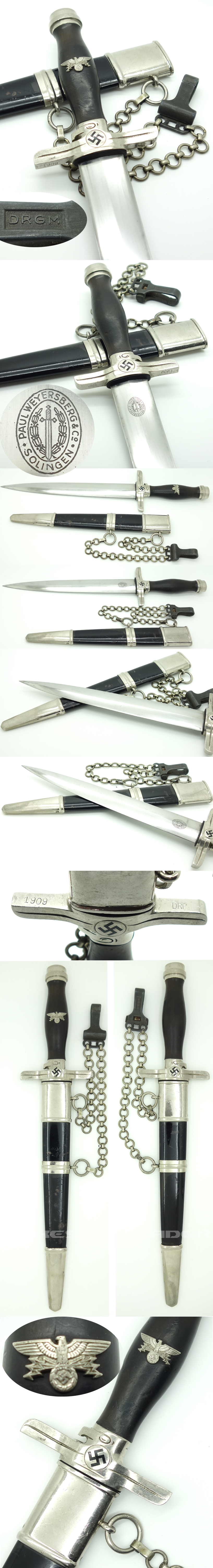 Postal Protection Dagger by P. Weyersberg