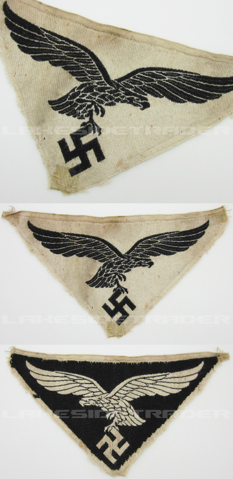 Reverse Side - Luftwaffe Sports Shirt Insignia