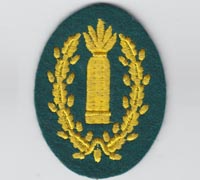 Army Artillery Gunner’s Proficiency Sleeve Badge