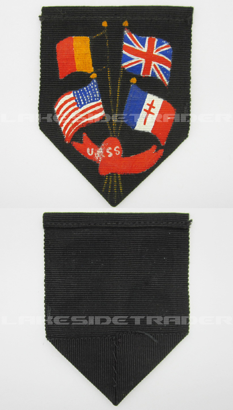 Unknown WWII United Flags Shield Arm Patch