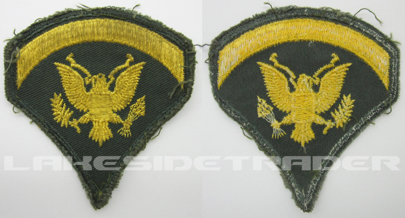 U.S. Army Specialist 2nd Class / Specialist 5 rank Insignia 1956