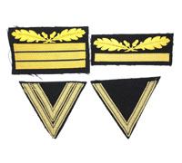 4 Pieces Waffen SS Sleeve insignia