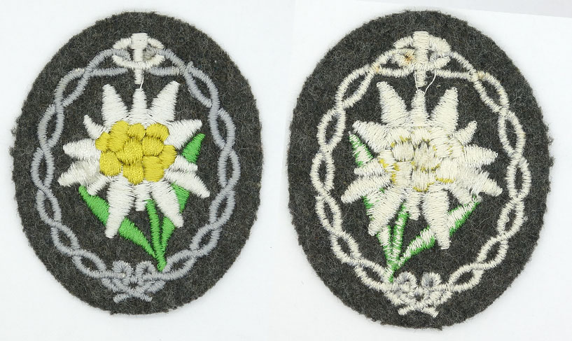 Army Mountain Troop Sleeve Edelweiss