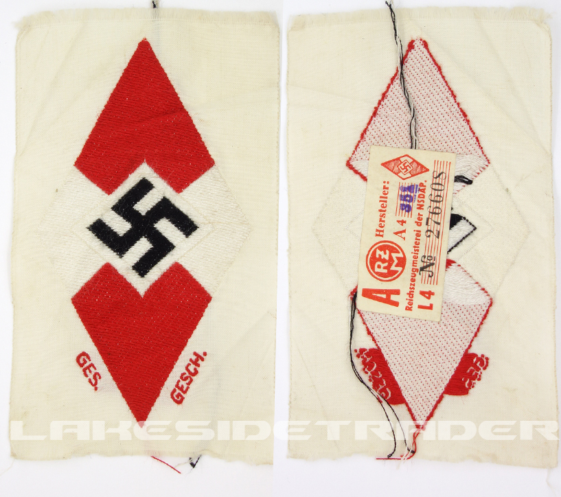 Tagged Hitler Youth Clothing Diamond