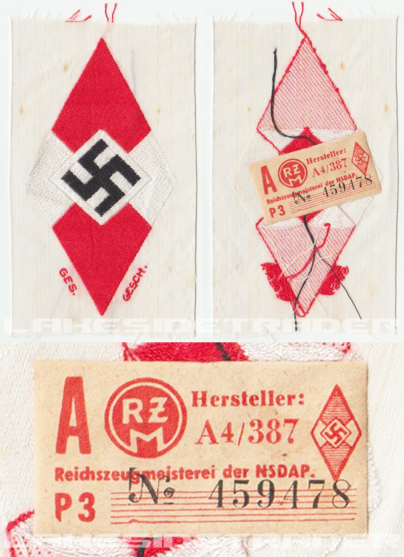 Tagged Hitler Youth Clothing Diamond