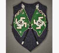 Luftwaffe Hermann Goring Units Flag Bearer's Sleeve Shield