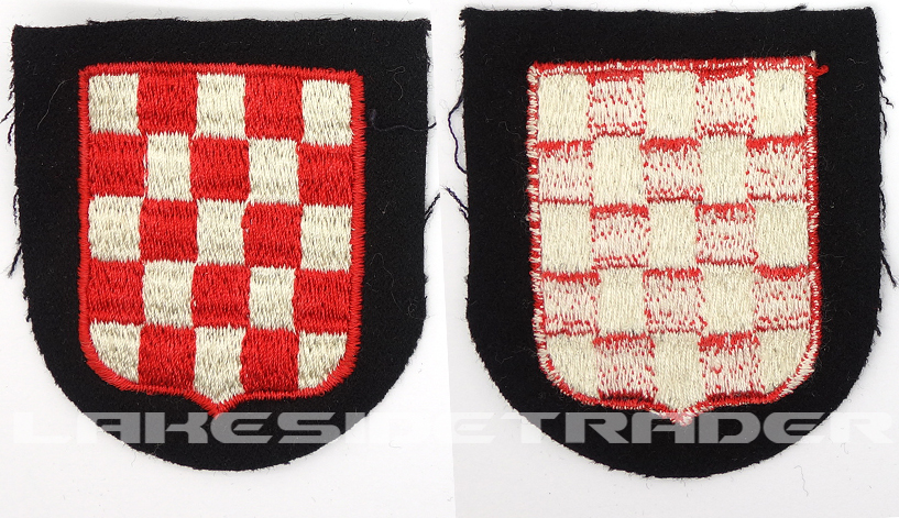 Waffen SS Croatian Volunteer Sleeve Shield