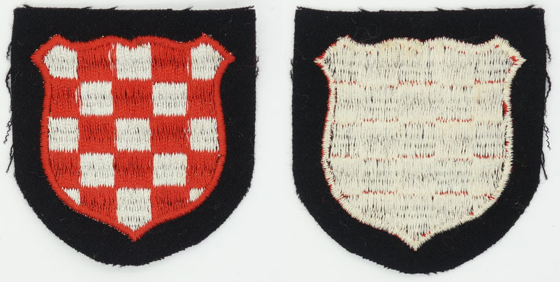 Waffen-SS Croatian Volunteer's Sleeve Shield