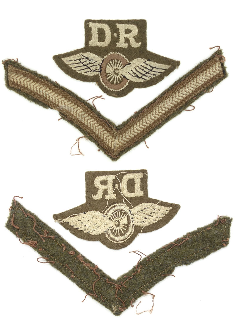 British  Dispatch Rider insignia & Lance Corporal chevron