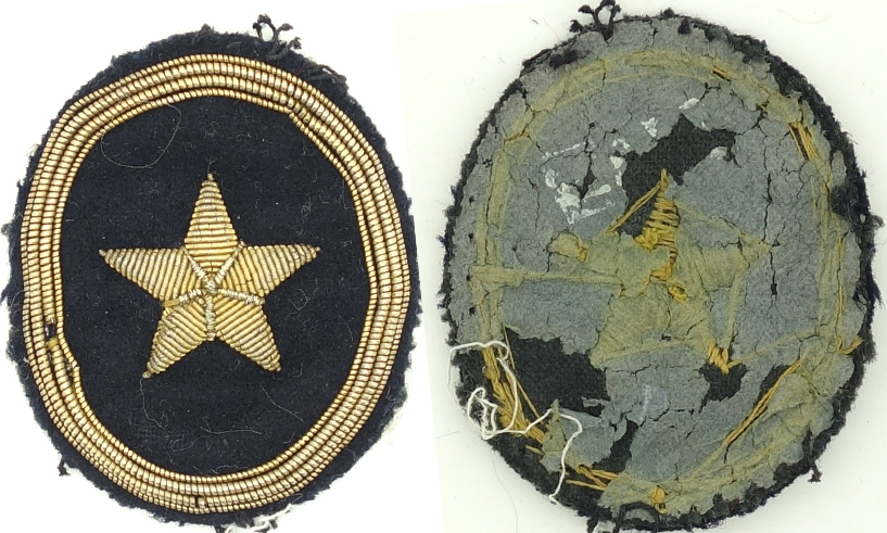Uniform removed KM Officer Candidate Sleeve insignia