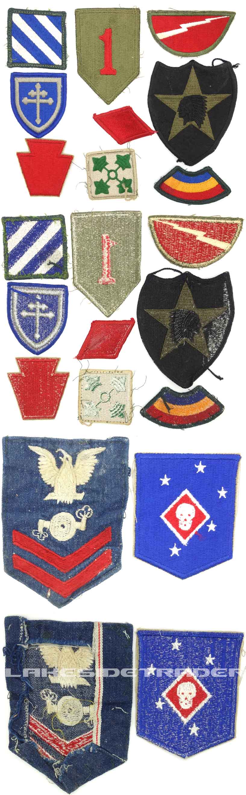 11 US Military Patches