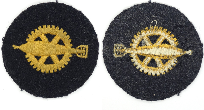 Naby Torpedo Mechanic Sleeve Insignia