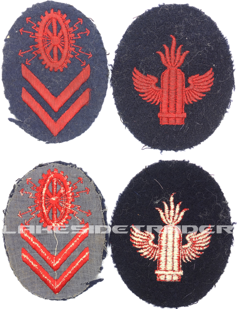 2 Navy Trade Badges