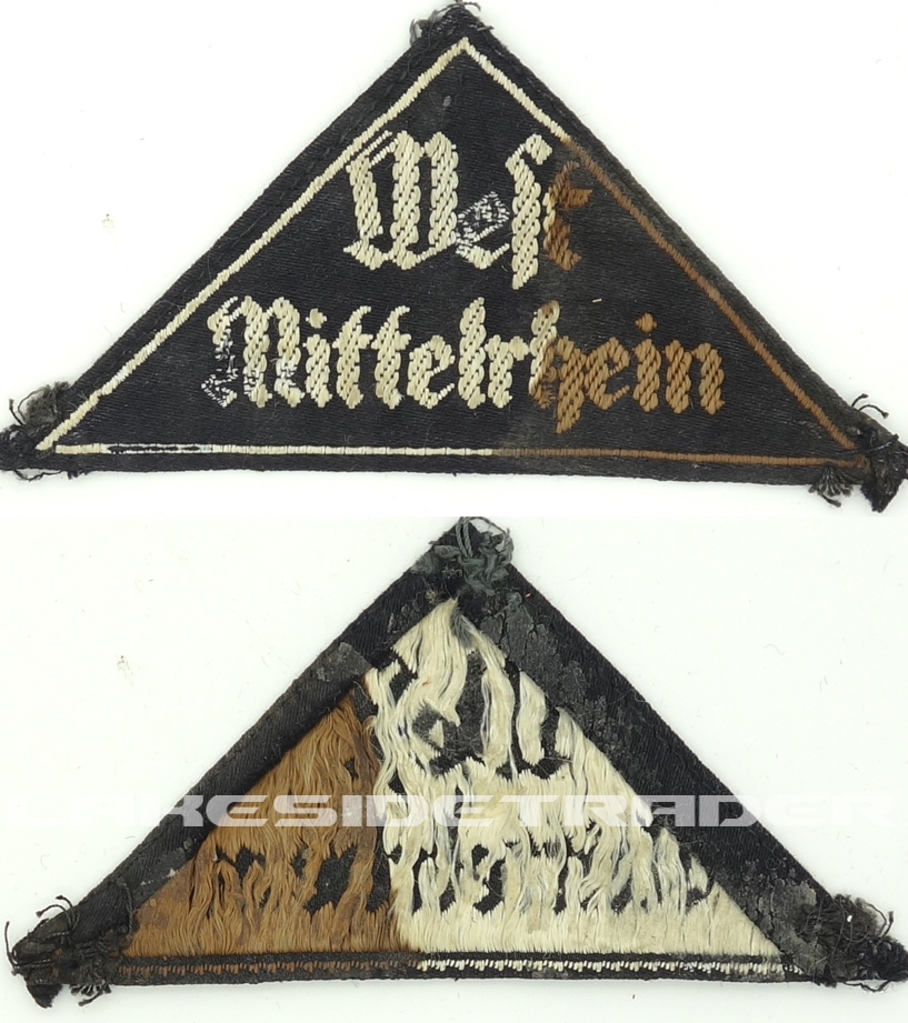 Hitler Youth BDM District Sleeve Triangle